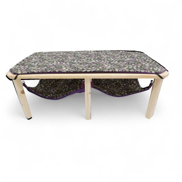 Doppelhängemattenset Triangel grün 1